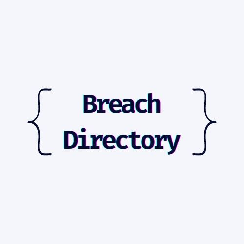 The BreachDirectory.com Data Breach Search Engine